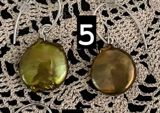 Coin Pearl Earrings