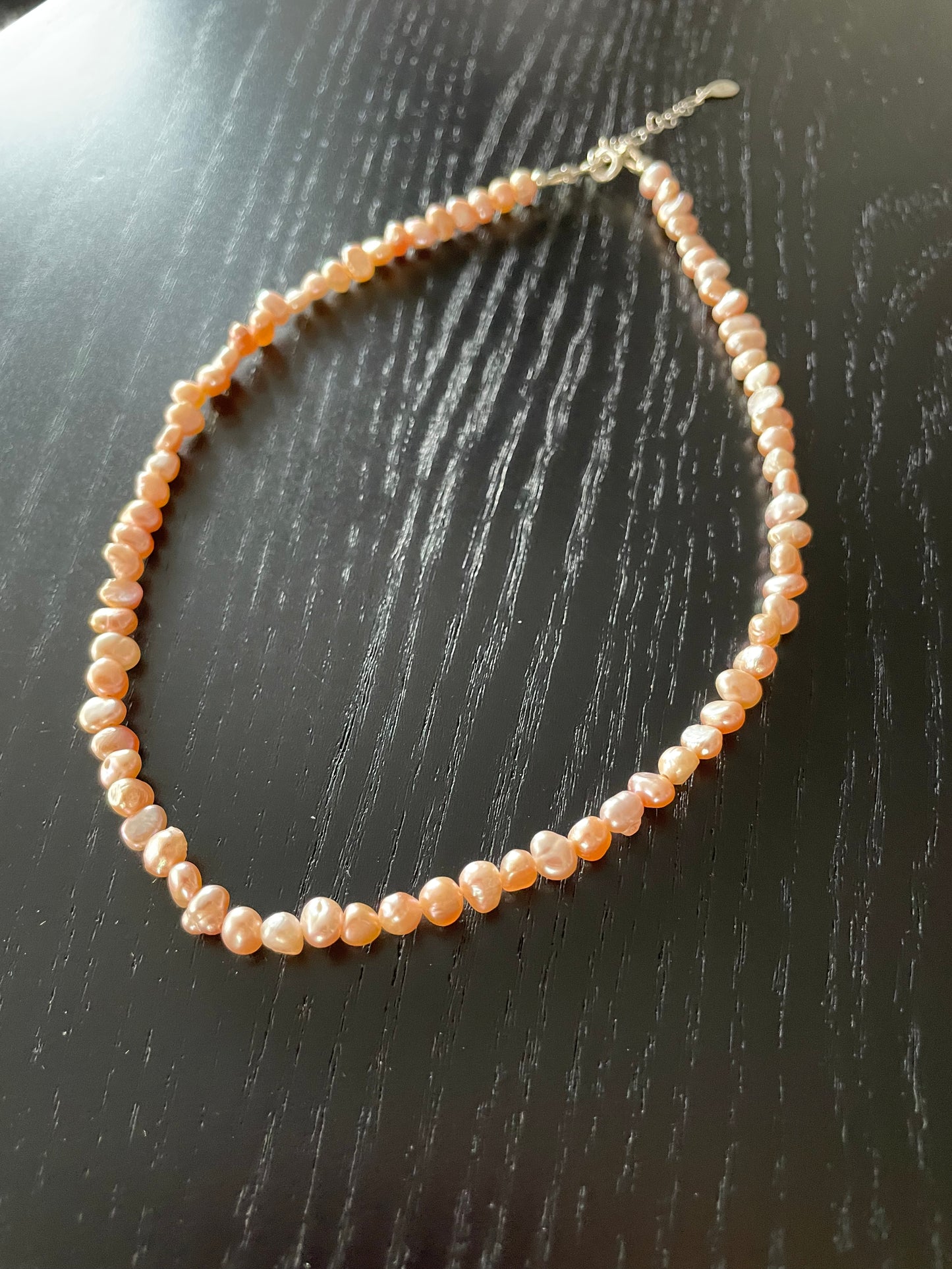 Mini Pink Keshi Pearls Necklace