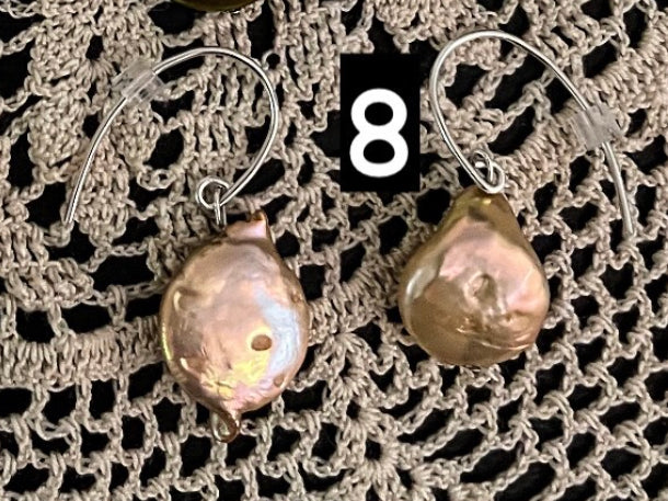 Coin Pearl Earrings