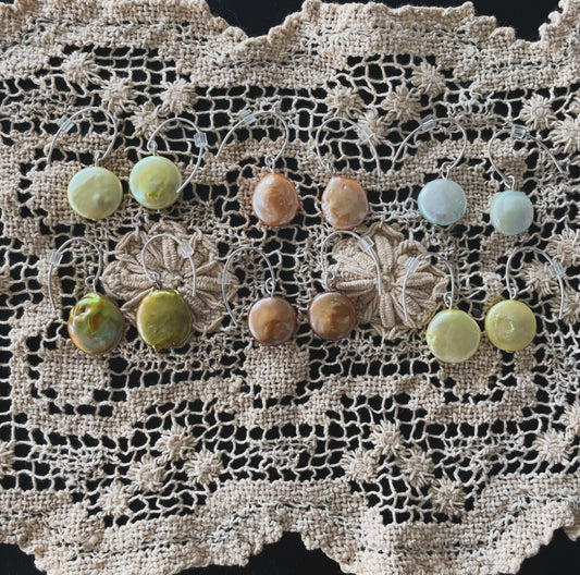 Coin Pearl Earrings