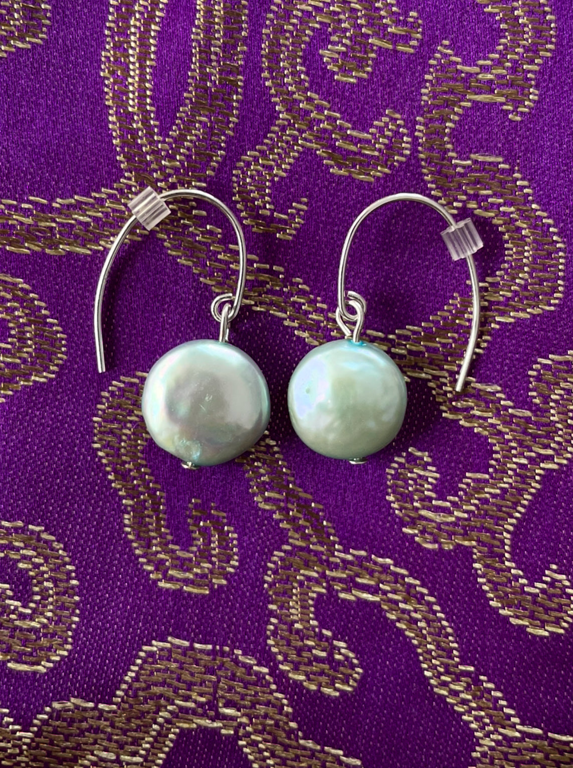 Coin Pearl Earrings