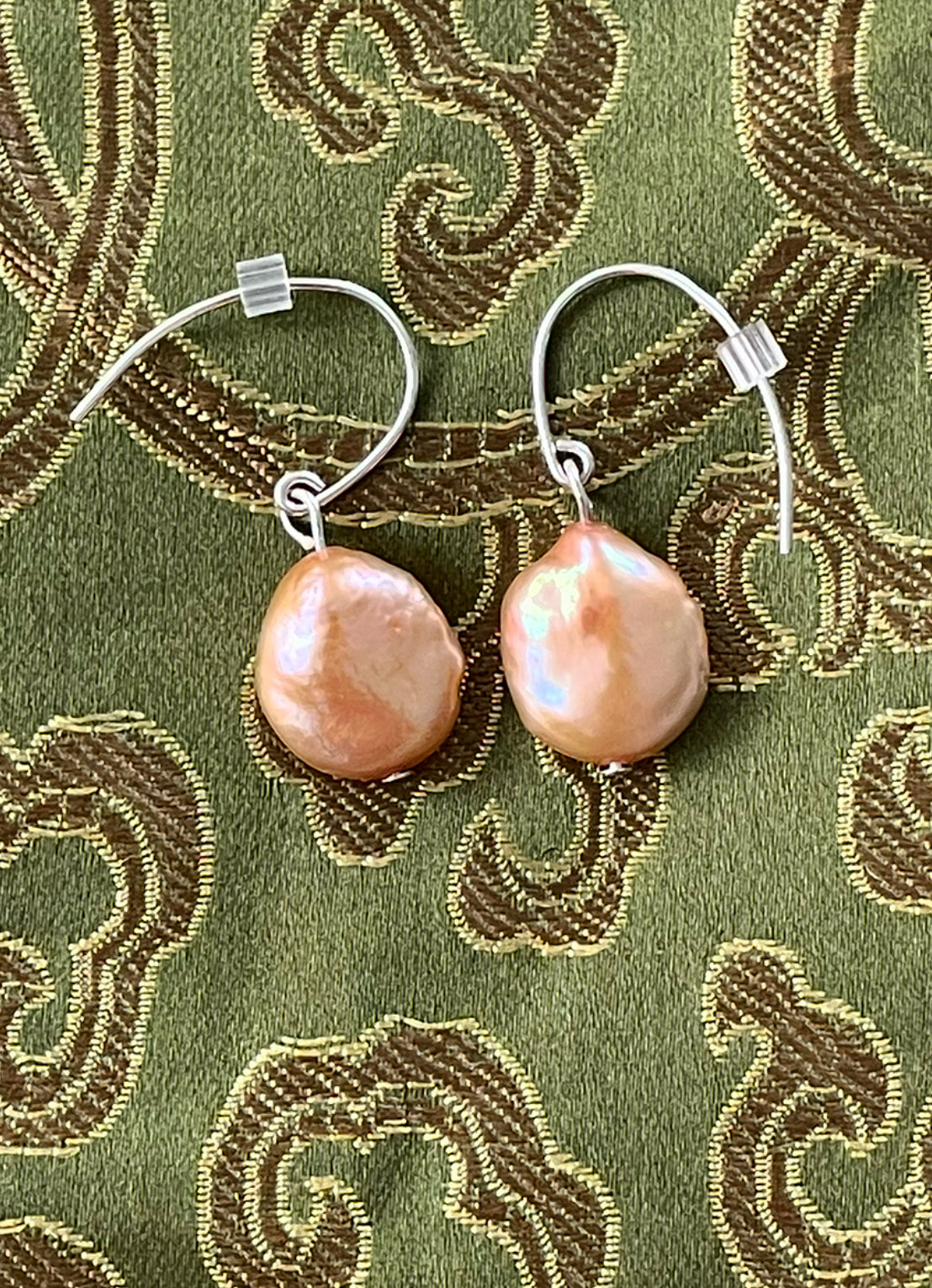 Coin Pearl Earrings