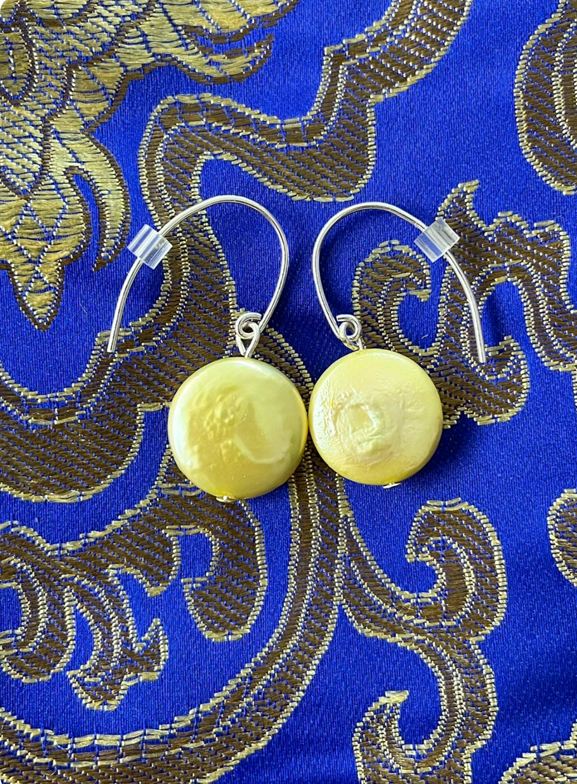 Coin Pearl Earrings
