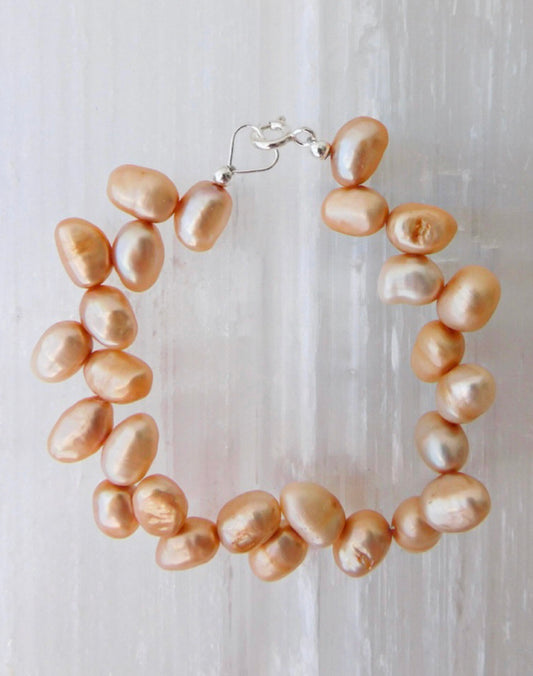 Champagne Pearl Bracelet